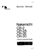 Nakamichi CR-2-Service-Manual